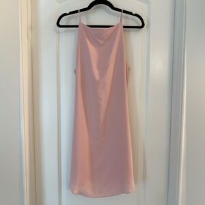 Amanda Uprichard Pink Silk Dress